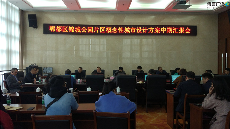 锦城公园片区概念性城市设计全球方案中期汇报会